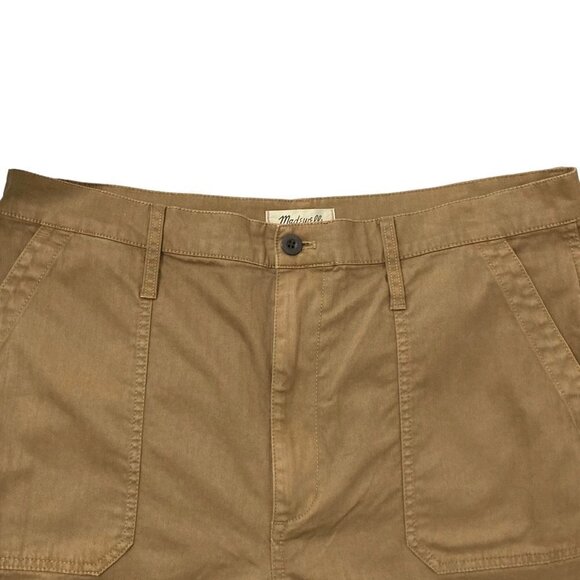 MADEWELL The Perfect Vintage Straight Workwear Utility Pants in Brown - Picture 8 of 13